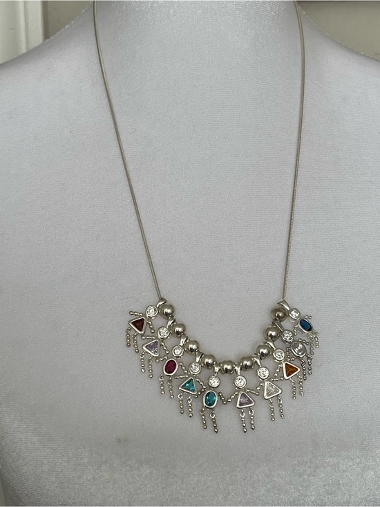 925 Sterling Silver Jewelry - Solid Sterling silver necklace CZ children pendant necklace 24”